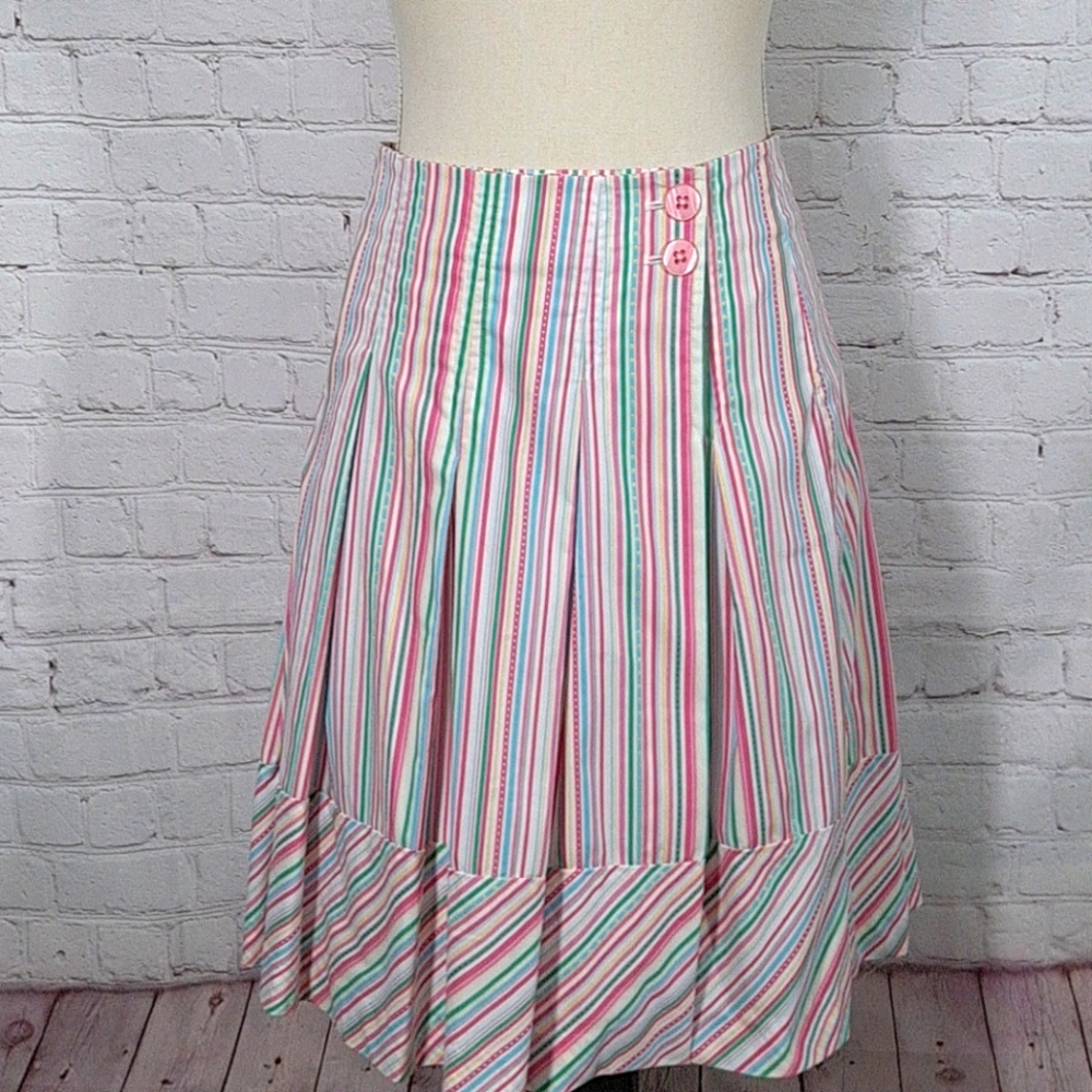 Lilly Pulitzer Striped Camille Wrap Skirt